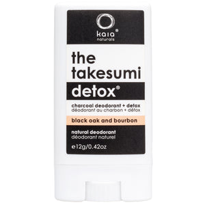 The Takesumi Detox Black Charcoal Deodorant and Detox Oak & Bourbon - Travel