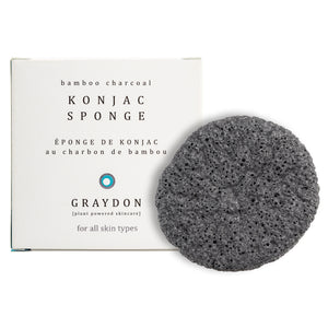Graydon Facial Bamboo Charcoal Sponge